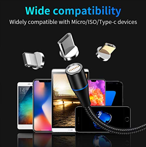 3 in 1 Magnetic Charging Cable - Duad (ض)