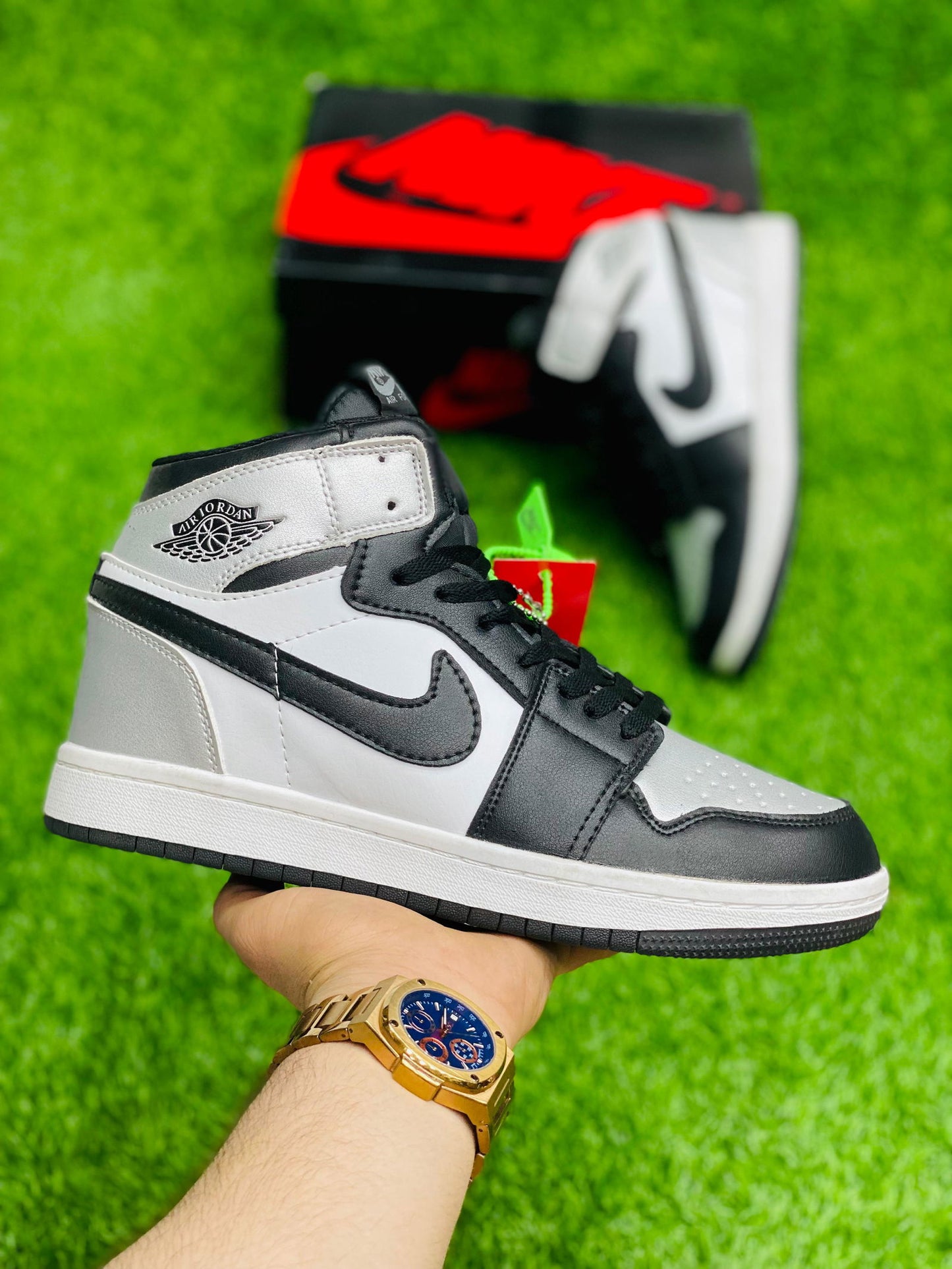 Air Jordan 1 Mid Black Grey - Duad (ض)