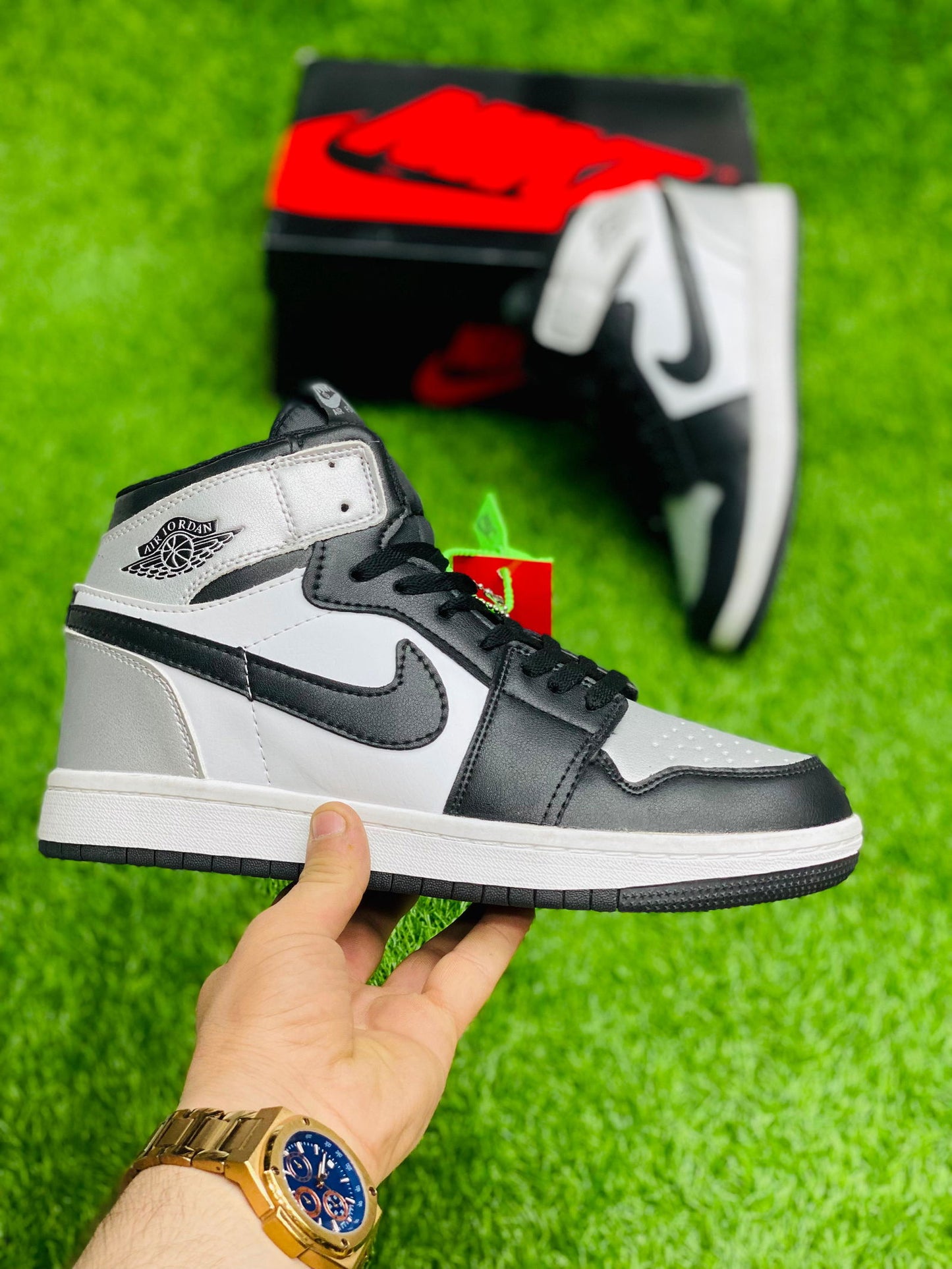 Air Jordan 1 Mid Black Grey - Duad (ض)