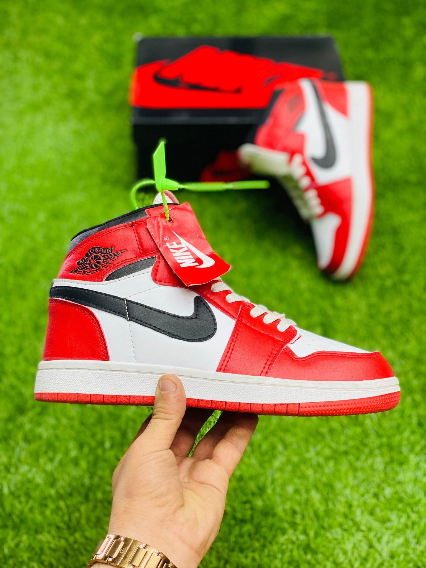 Air Jordan 1 Mid Chicago Toe - Duad (ض)