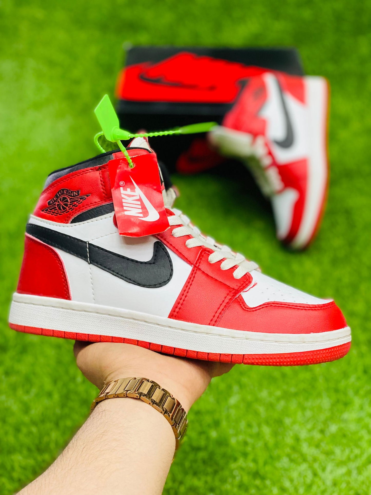Air Jordan 1 Mid Chicago Toe - Duad (ض)