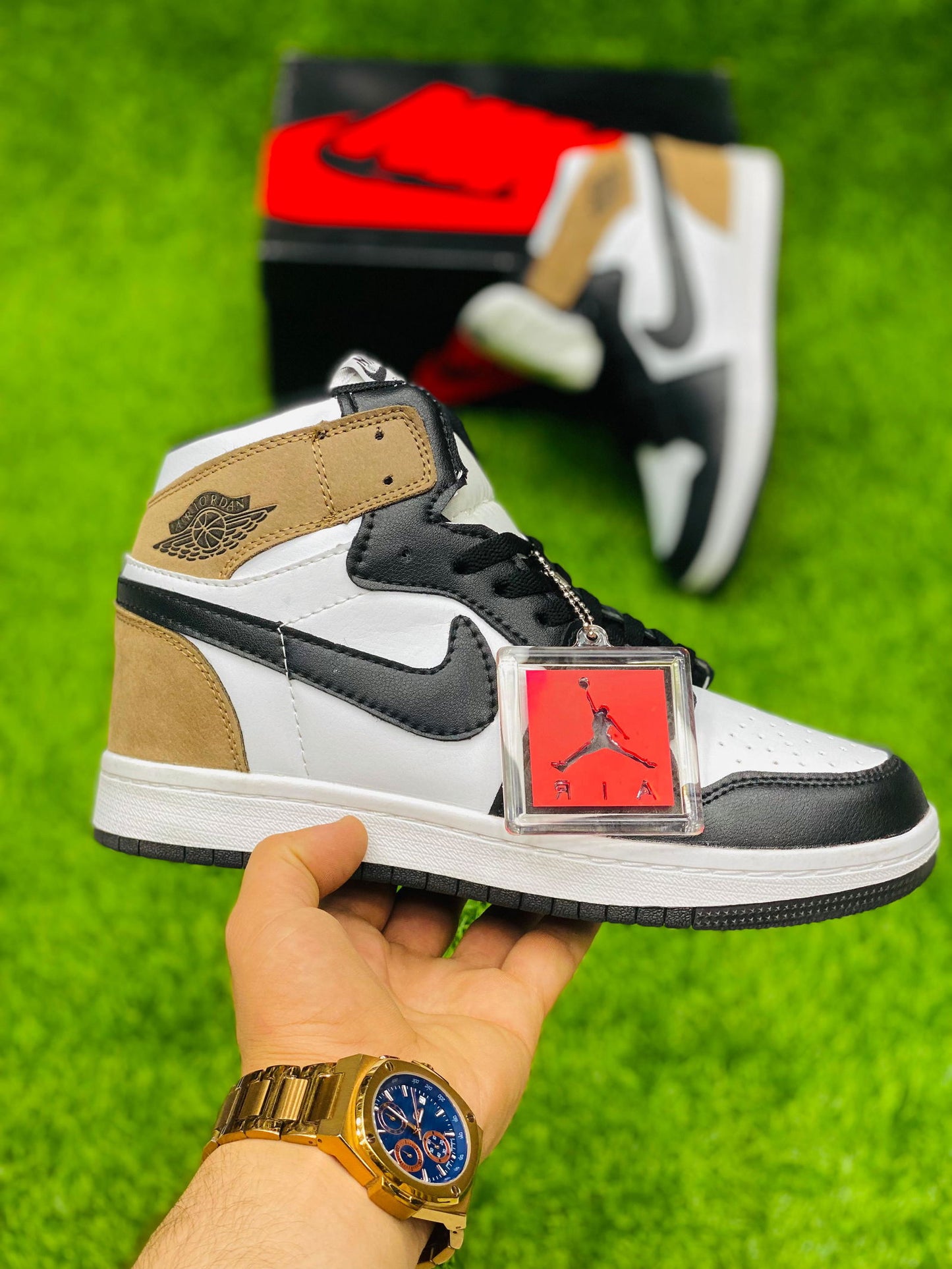 Air Jordan 1 Mid OG Latte Legend Medium Brown - Duad (ض)