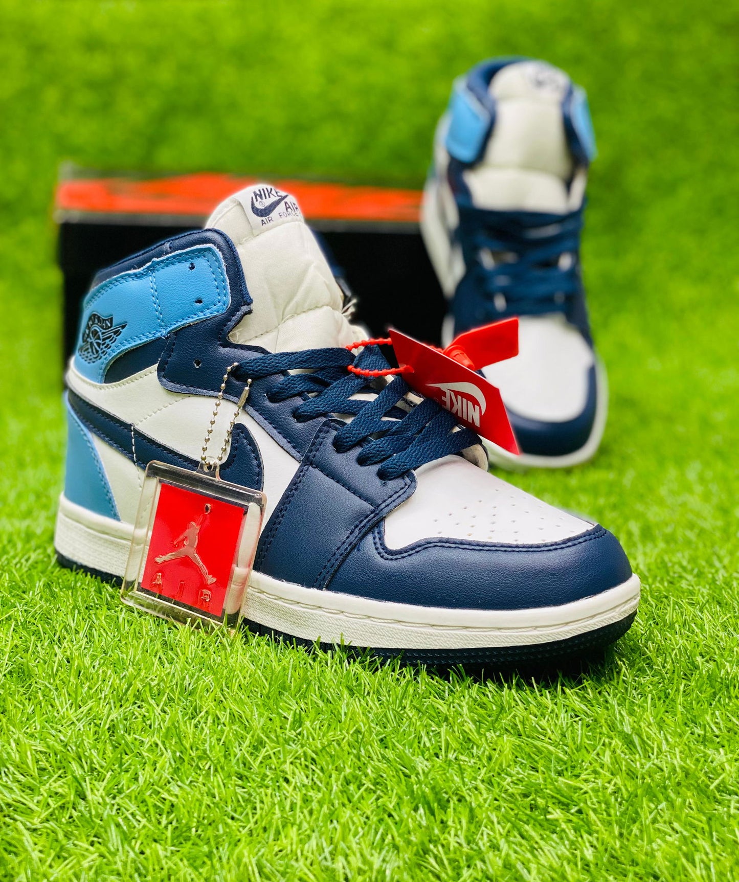 Air Jordan 1 Mid Storm Blue - Duad (ض)
