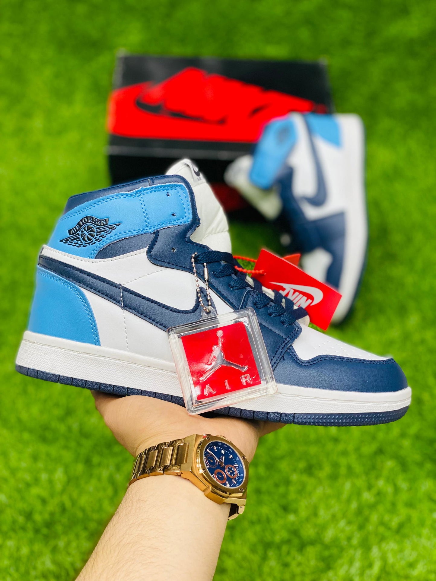 Air Jordan 1 Mid Storm Blue - Duad (ض)