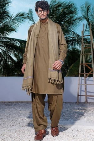 Amir Adnan Traditional Woolen Shawls - Duad (ض)