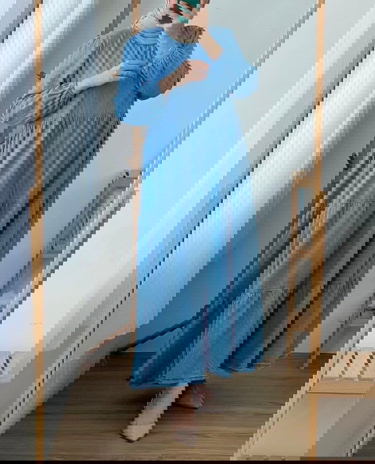 Eshaal Denim Abaya - Duad (ض)