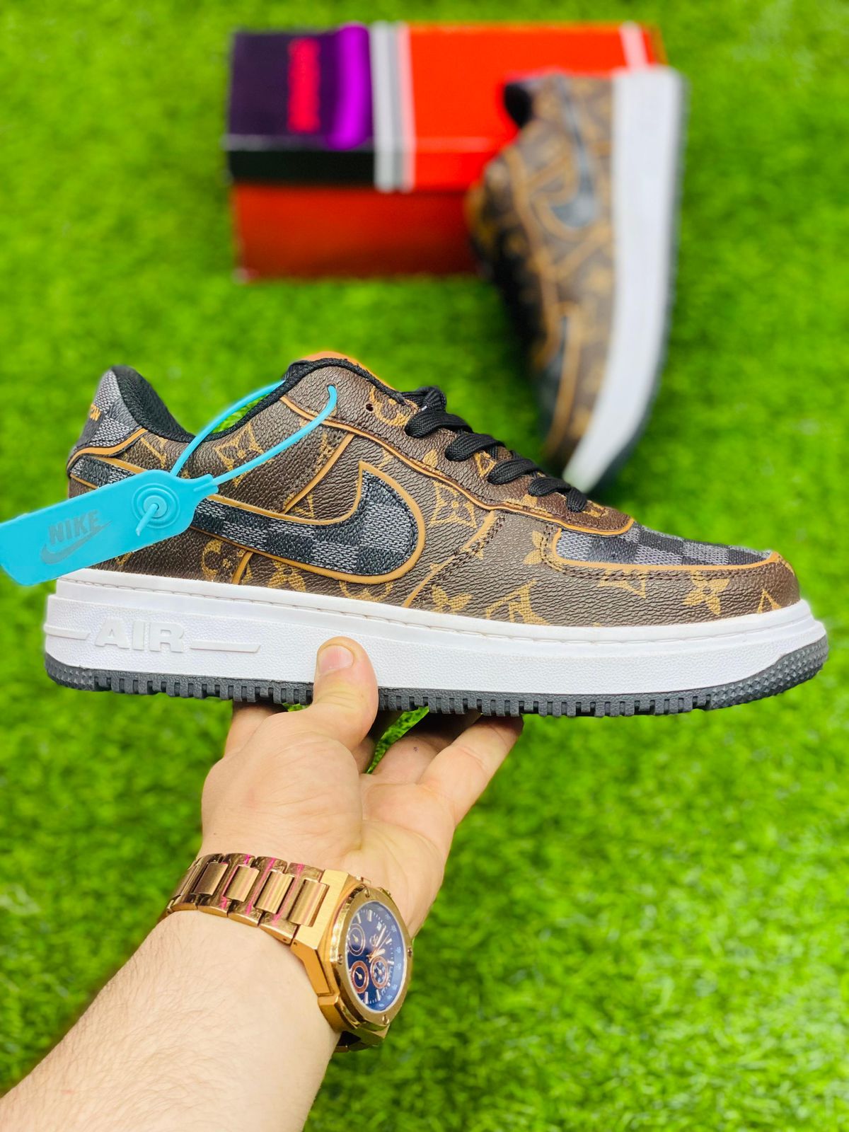 Louis Vuitton x Nike Air Force 1 Low - Duad (ض)