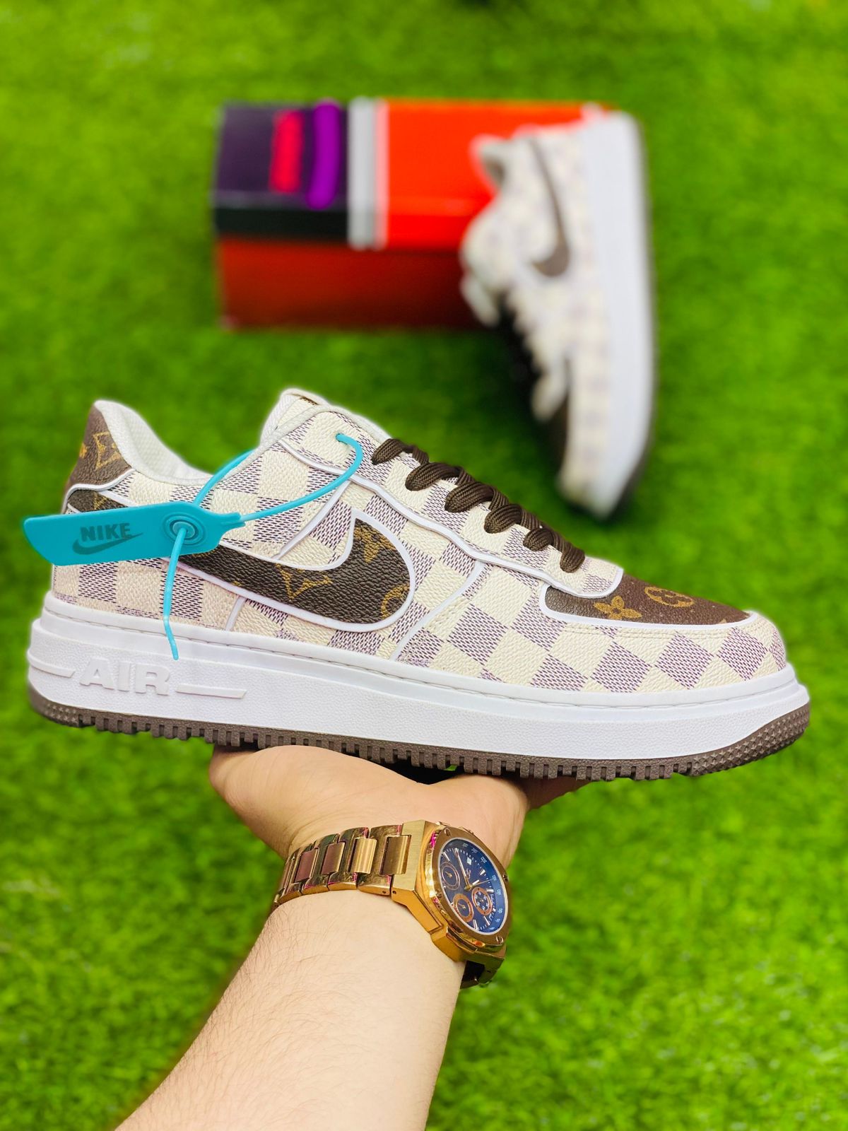 Louis Vuitton x Nike Air Force 1 Low - Duad (ض)