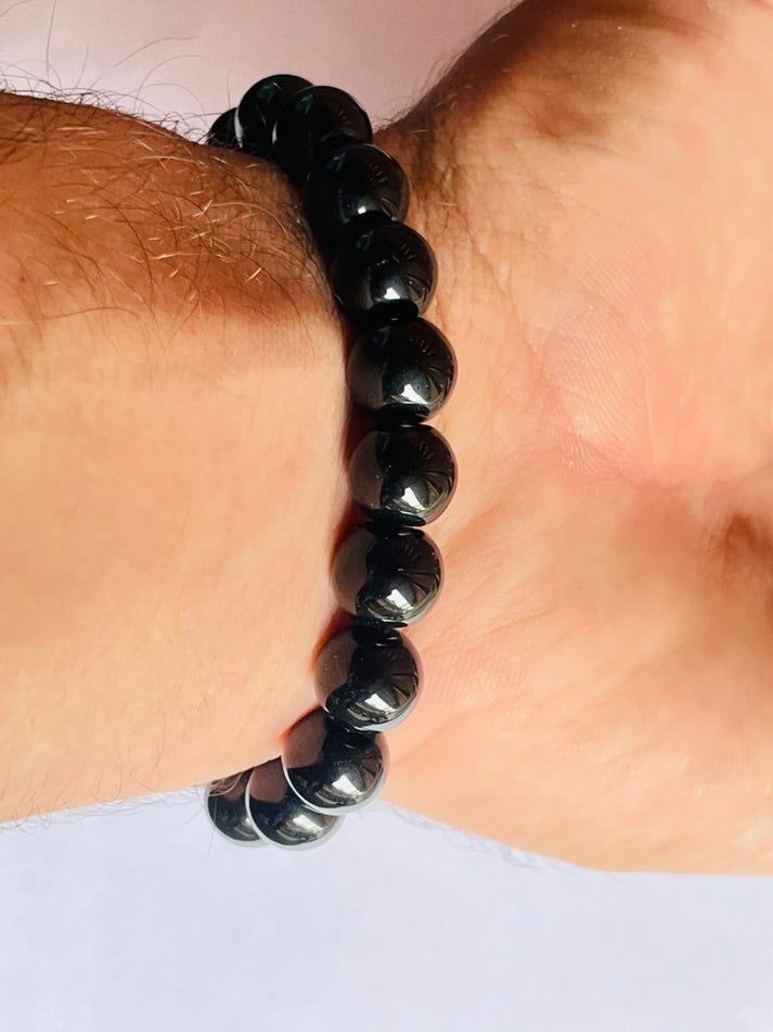 Luxuriest Black Tourmaline Stone Bracelet - Duad (ض)