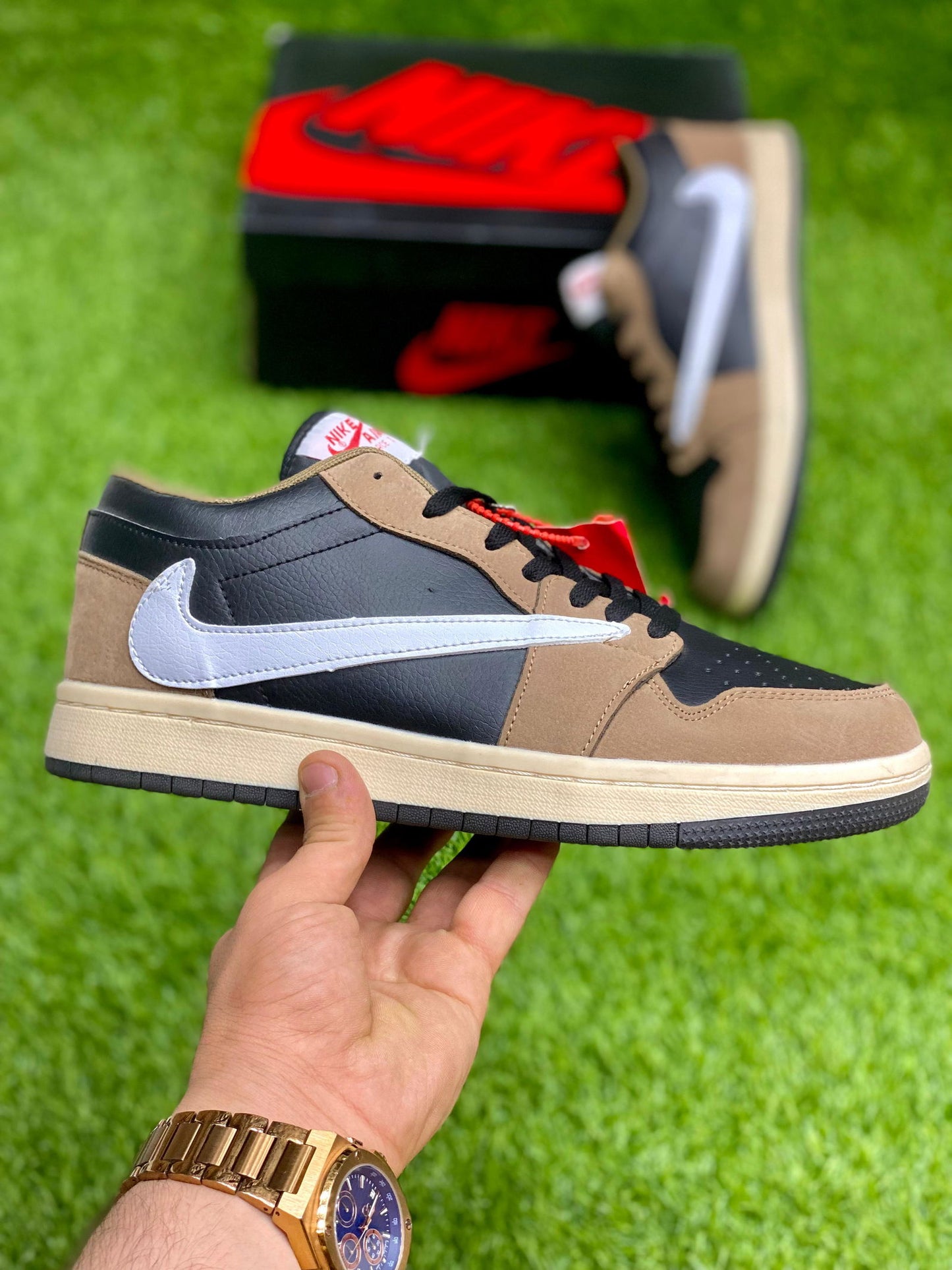 Nike Air Jordan 1 Low Brown Elephant - Duad (ض)