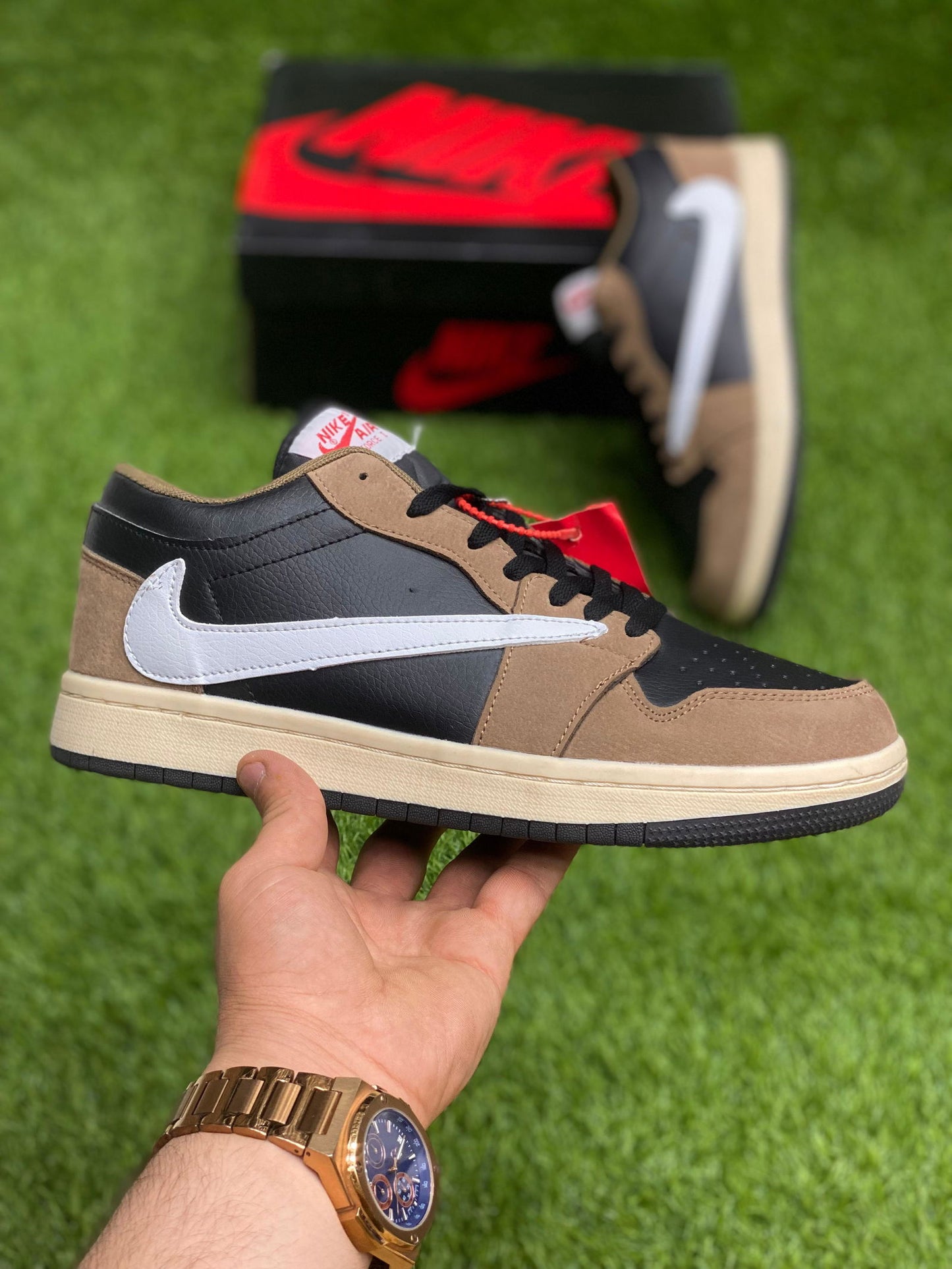 Nike Air Jordan 1 Low Brown Elephant - Duad (ض)