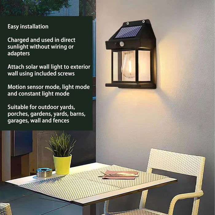 Outdoor Waterproof Solar Lamp - Duad (ض)