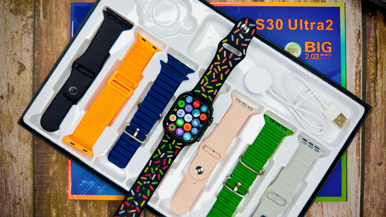 S30 Ultra Big 2 Smartwatch 7 In 1 - Duad (ض)