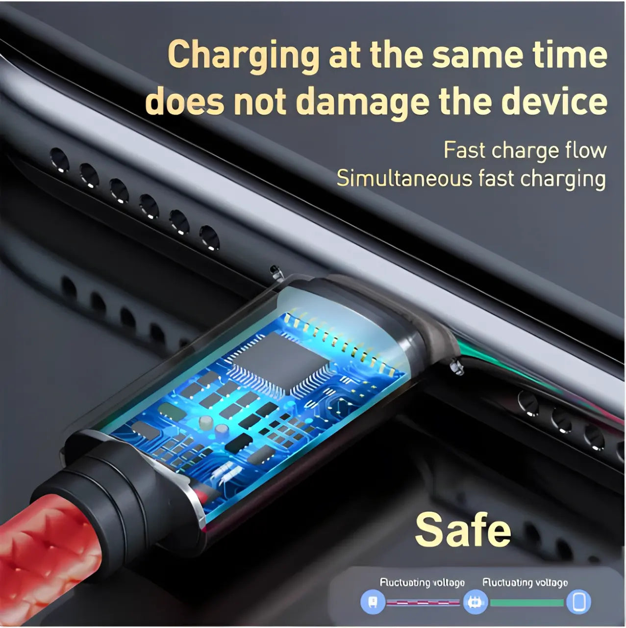 Versa Charge 3-in-1 Power Cable - Duad (ض)