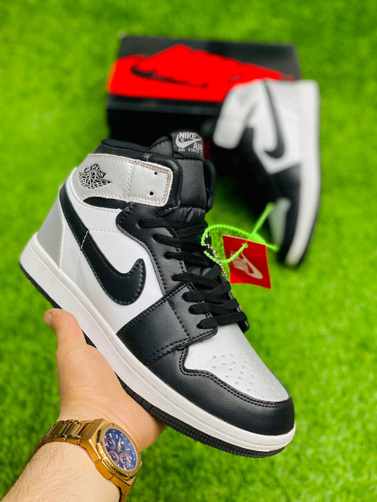 Air Jordan 1 Mid Black Grey - Duad (ض)