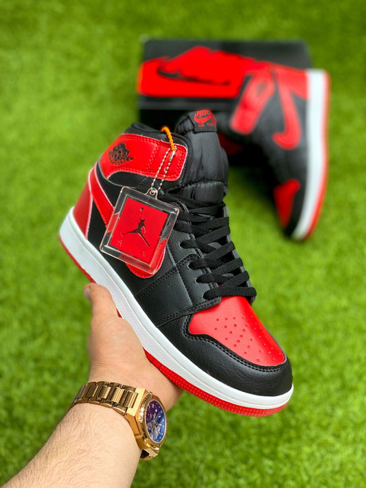 Air Jordan 1 Mid Gym Red Black White - Duad (ض)