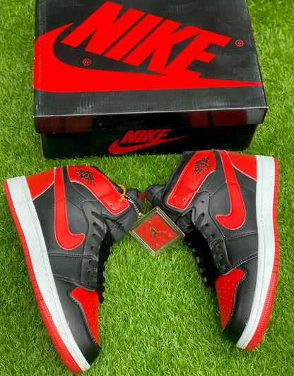 Air Jordan 1 Mid Gym Red Black White - Duad (ض)