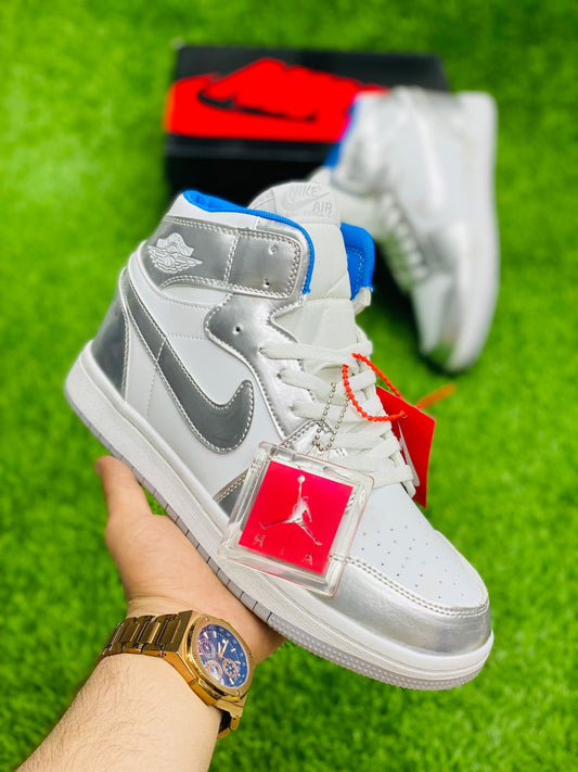 Air Jordan 1 Mid SE Metallic Silver - Duad (ض)