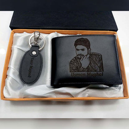 Classic Photo Wallet Keychain Set - Duad (ض)
