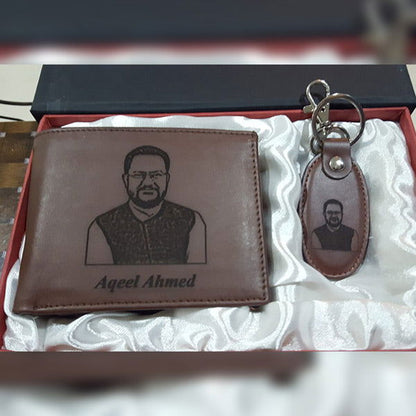 Classic Photo Wallet Keychain Set - Duad (ض)