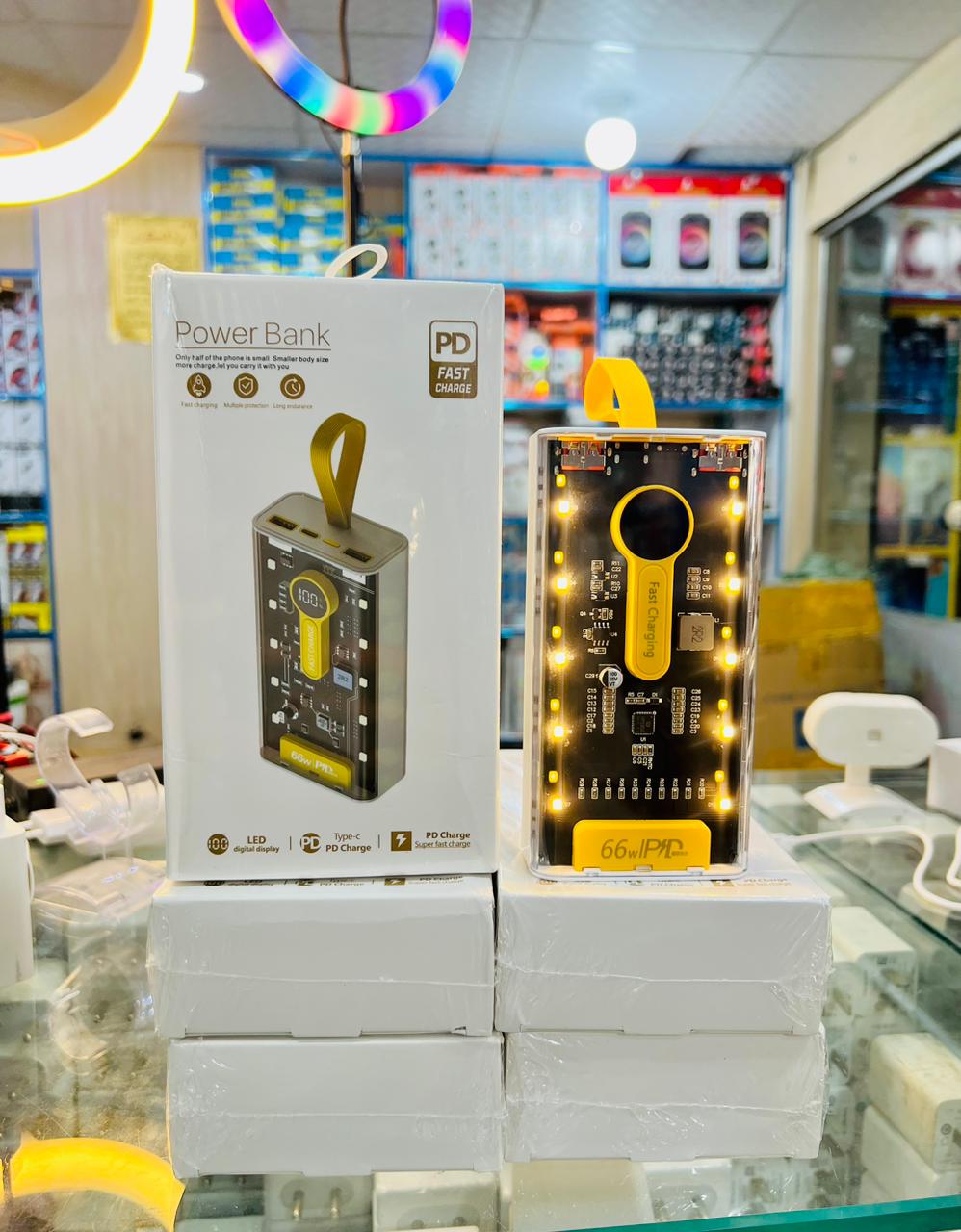 Maphie Transparent 66W 20000mAh Power Bank - Duad (ض)