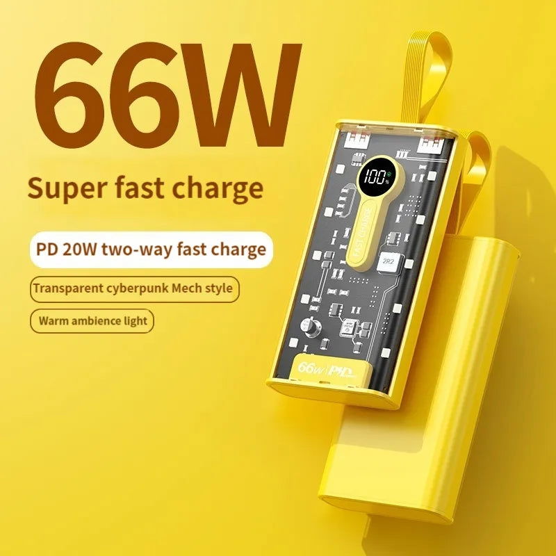Maphie Transparent 66W 20000mAh Power Bank - Duad (ض)