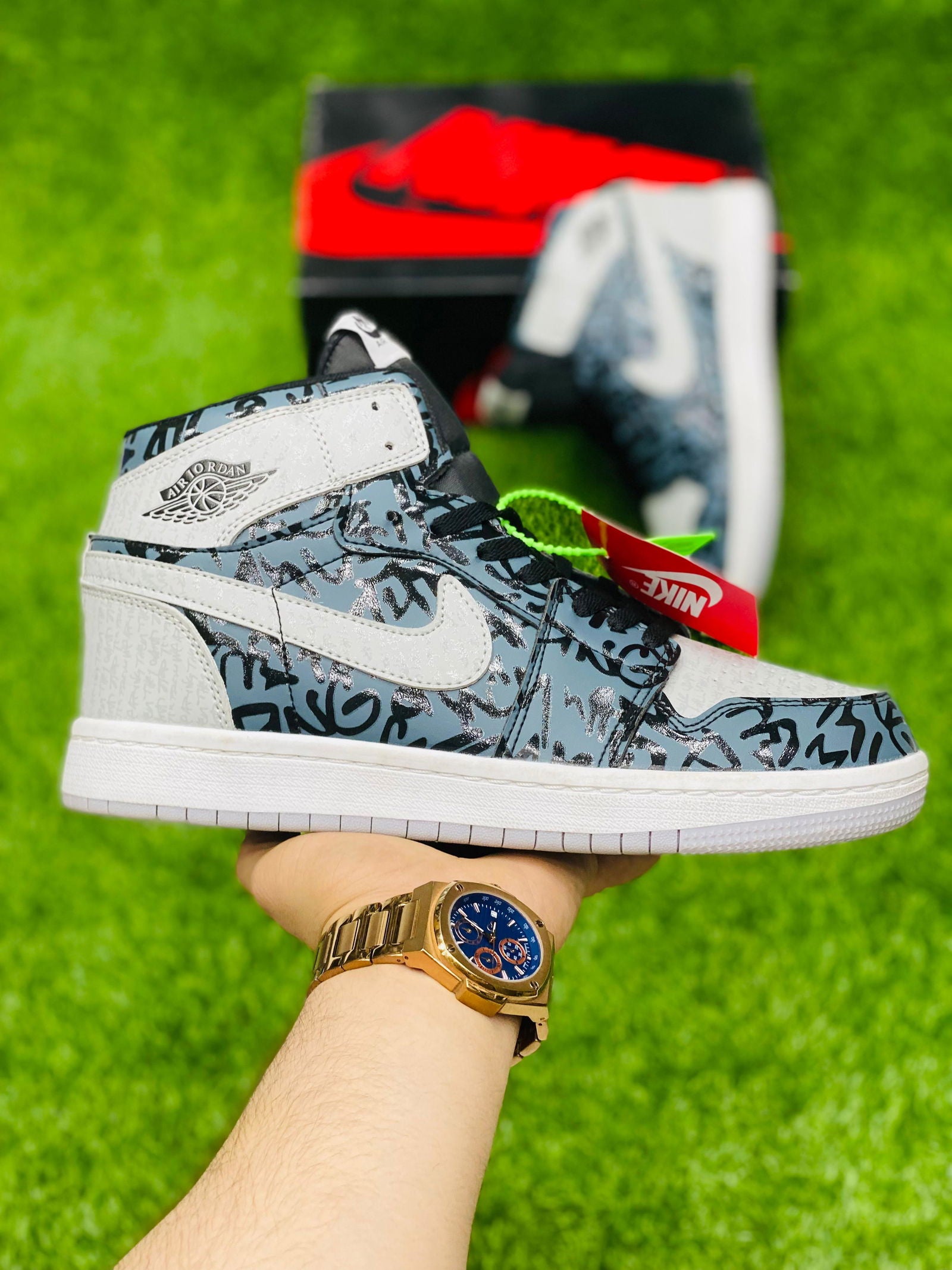 Nike Air Jordan 1 Mid - Duad (ض)