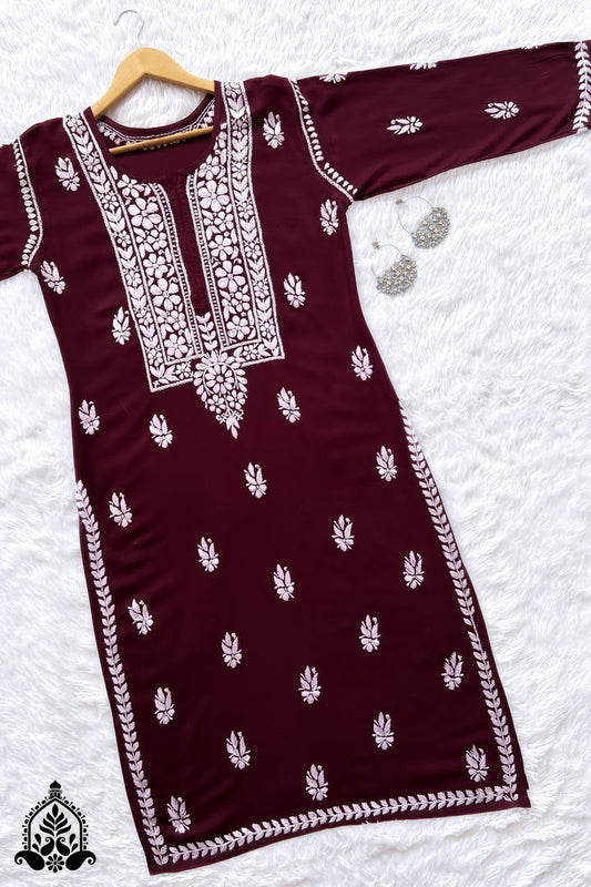 Noble Noor Straight Kurta - Duad (ض)
