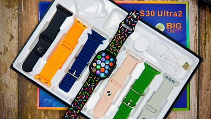 S30 Ultra Big 2 Smartwatch 7 In 1 - Duad (ض)