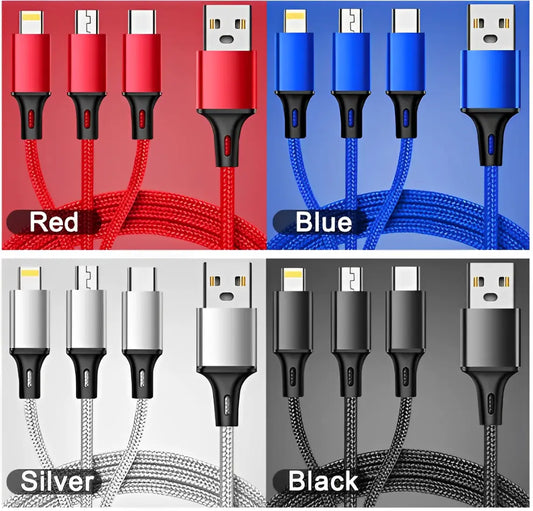 Versa Charge 3-in-1 Power Cable - Duad (ض)